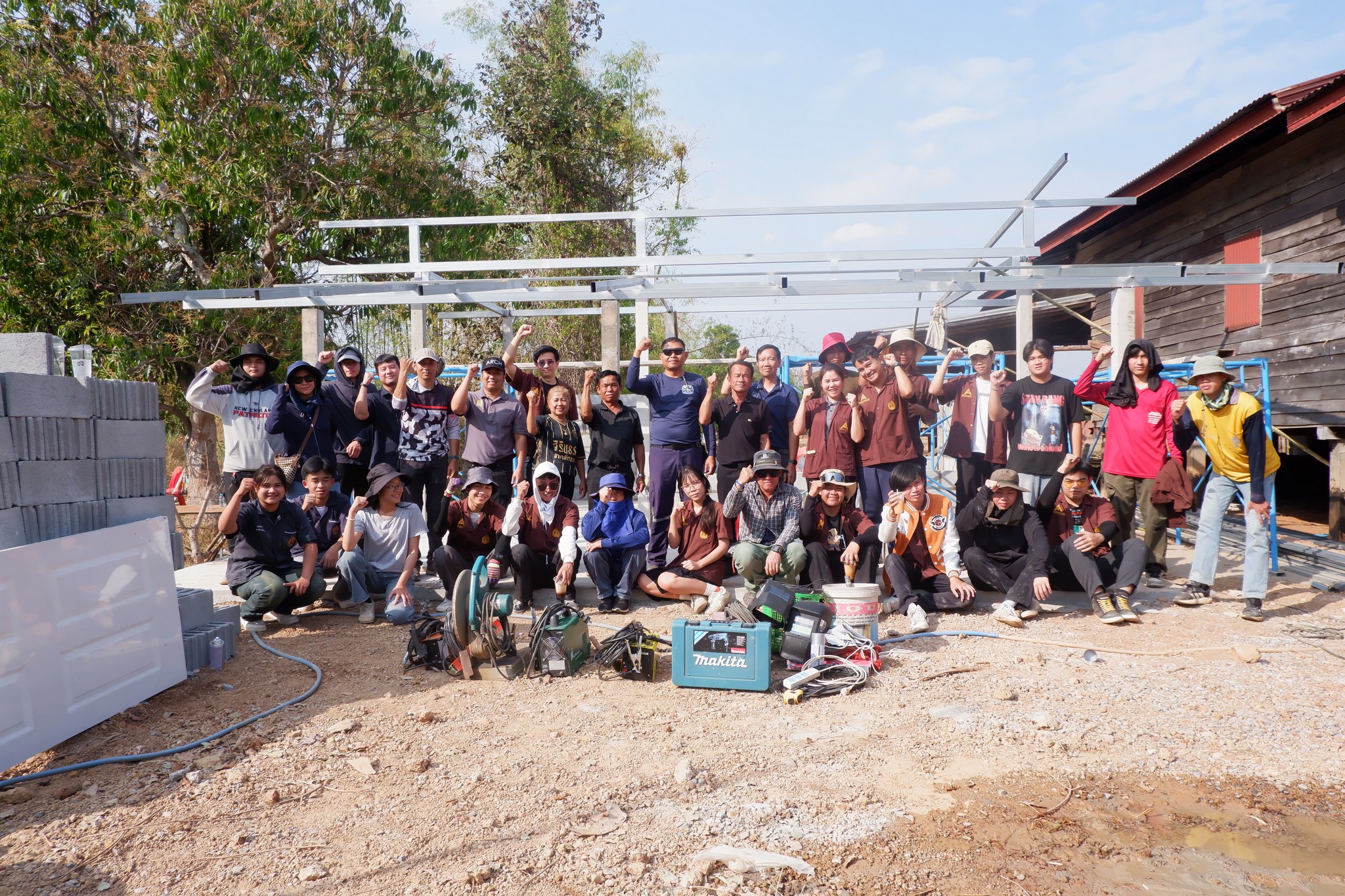 สาขาสถาปัตยกรรม คณะเทคโนโลยีอุตสาหกรรม มหาวิทยาลัยนครพนม จัดโครงการบริการวิชาการการ